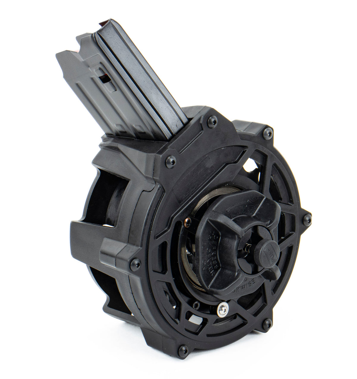 Global Defense 12 Gauge 20Rd Skeletonized AR-12 Shotgun Drum