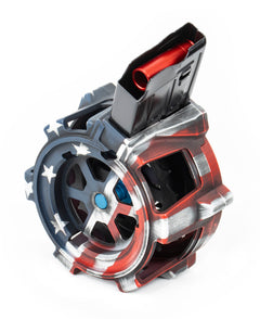 Global Defense 12 Gauge 20Rd Skeletonized AR-12 Shotgun Drum