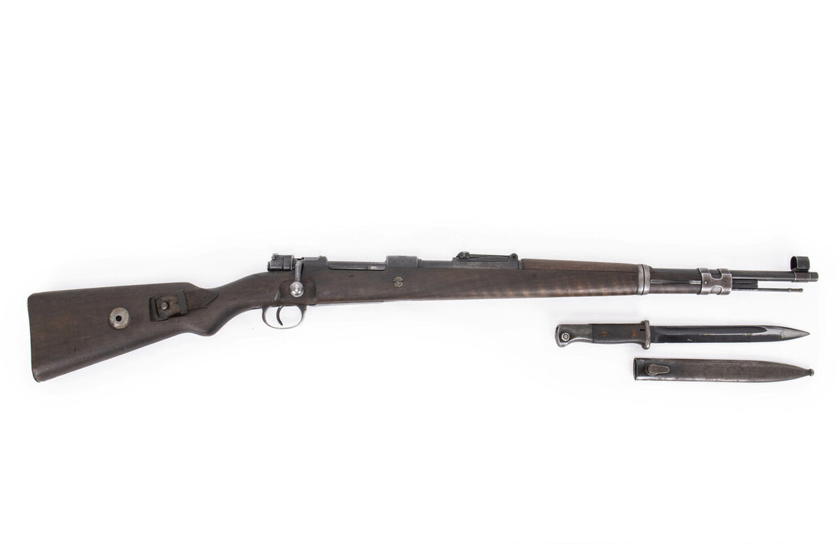 German Kar98k M937B 8mm WWII (Portuguese Contract) Mauser - Matching Bayonet and Serial Number F19660