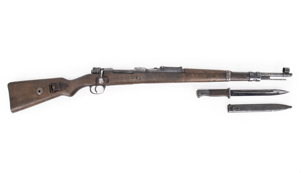 German Kar98k M937B 8mm WWII (Portuguese Contract) Mauser - Matching Bayonet and Serial Number F1762