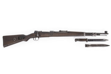 German Kar98k M937B 8mm WWII (Portuguese Contract) Mauser - Matching Bayonet and Serial Number F1895