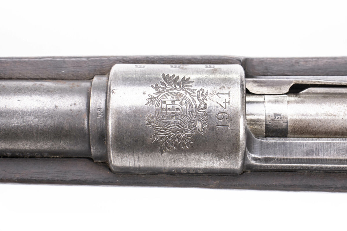 German Kar98k M937B 8mm WWII (Portuguese Contract) Mauser - Matching Bayonet and Serial Number F1895