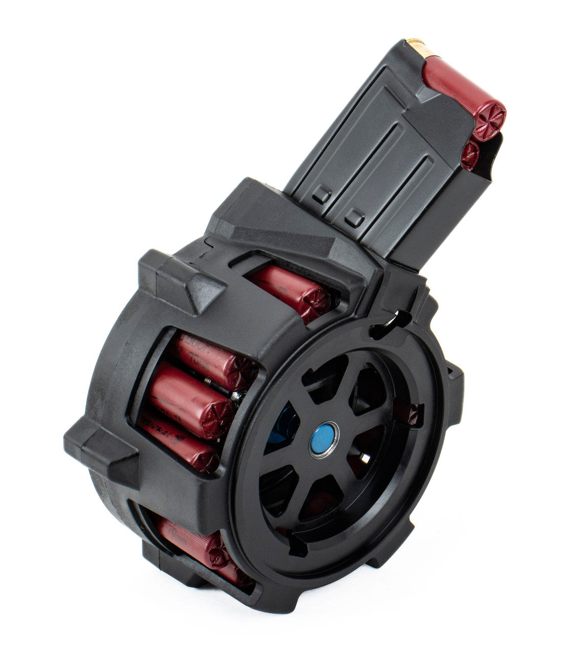 Global Defense 12 Gauge 20Rd Skeletonized AR-12 Shotgun Drum