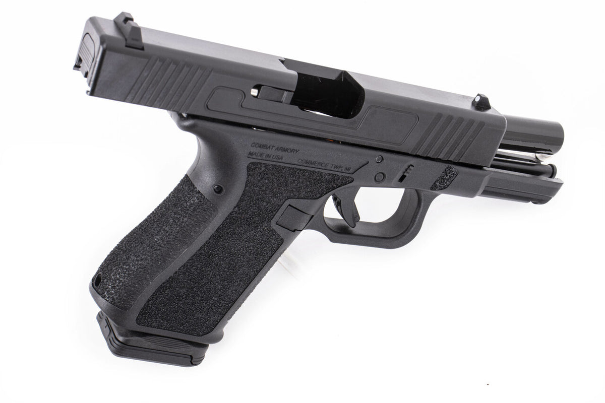 Combat Armory CA19 9mm Luger Pistol Flush Fit Barrel with Polymer Sights - Compatible With Gen 3 Glock® 19 Parts