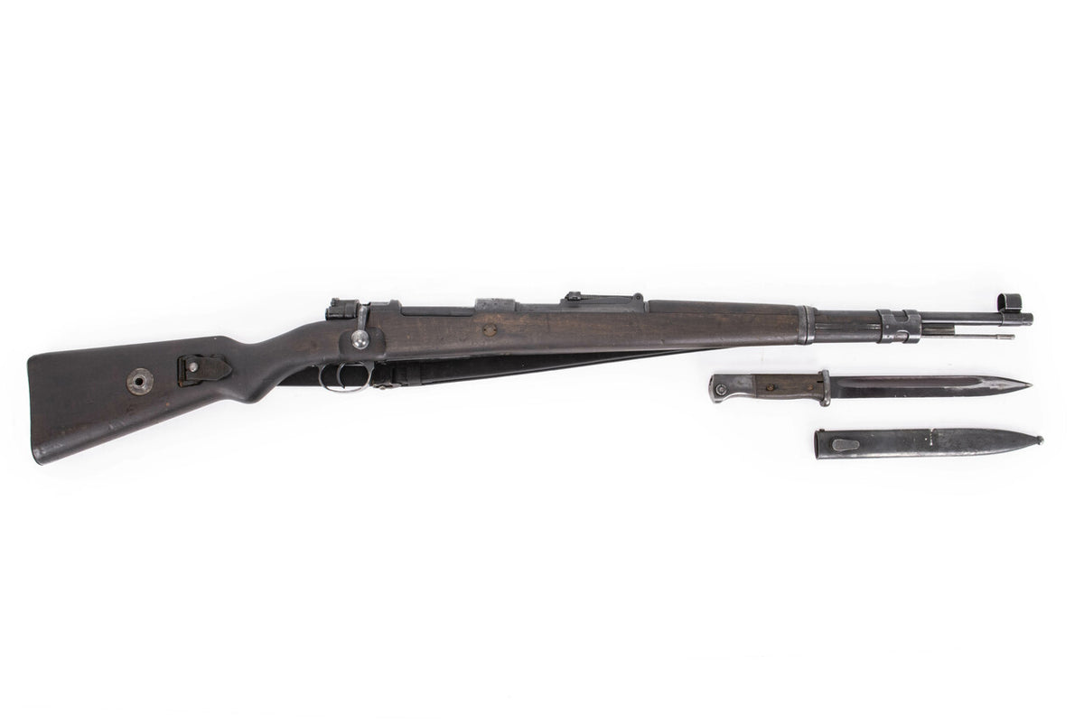 German Kar98k M937B 8mm WWII (Portuguese Contract) Mauser - Matching Bayonet and Serial Number F1997
