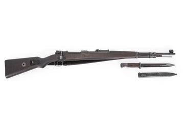 German Kar98k M937B 8mm WWII (Portuguese Contract) Mauser - Matching Bayonet and Serial Number F1997