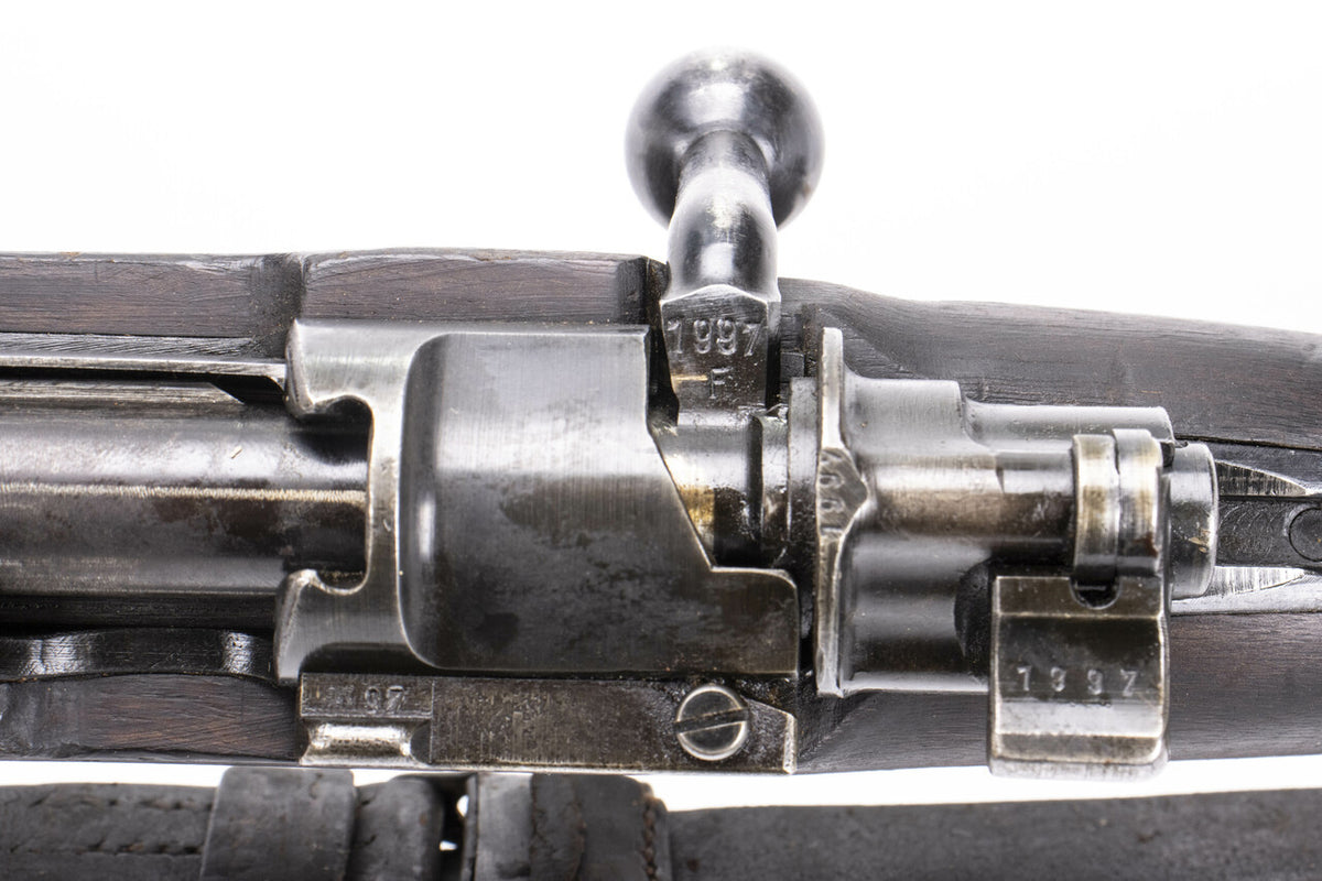 German Kar98k M937B 8mm WWII (Portuguese Contract) Mauser - Matching Bayonet and Serial Number F1997