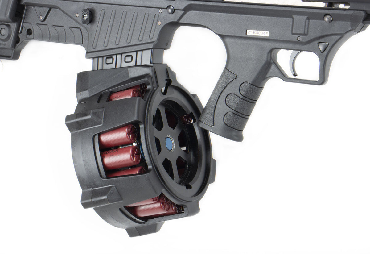 Global Defense 12 Gauge 20Rd Skeletonized AR-12 Shotgun Drum