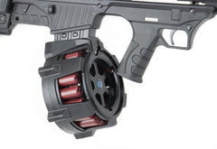 Global Defense 12 Gauge 20Rd Skeletonized AR-12 Shotgun Drum