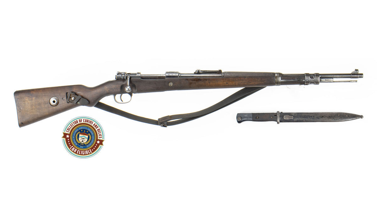 German Kar98k M937B 8mm WWII (Portuguese Crest) Mauser - Non-Matching Serial # on Bolt