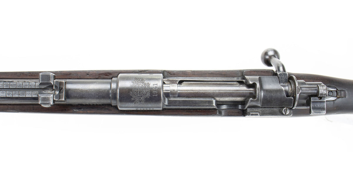 German Kar98k M937B 8mm WWII (Portuguese Crest) Mauser - Non-Matching Serial # on Bolt