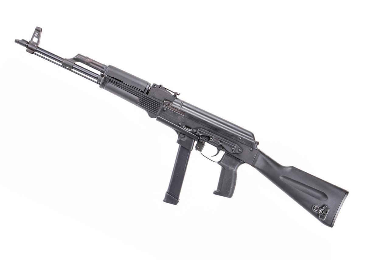 Century Arms WASR-M 9mm Luger 17.50 Barrel w/ Synthetic Stock, Black Polymer Grip and Furniture