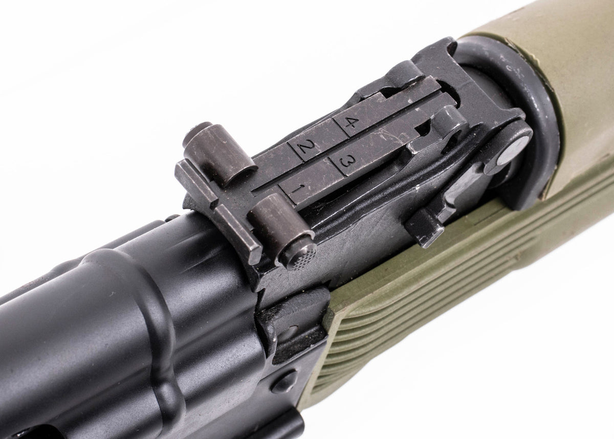 Century Arms WASR-M 9mm Luger 17.50 Barrel w/ Synthetic Stock, Green Polymer Grip and Furniture