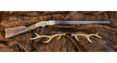 Henry H011 Original Henry Rifle 44-40 Win 13+1 24.50 Polished Brass Fancy American Walnut Right Hand