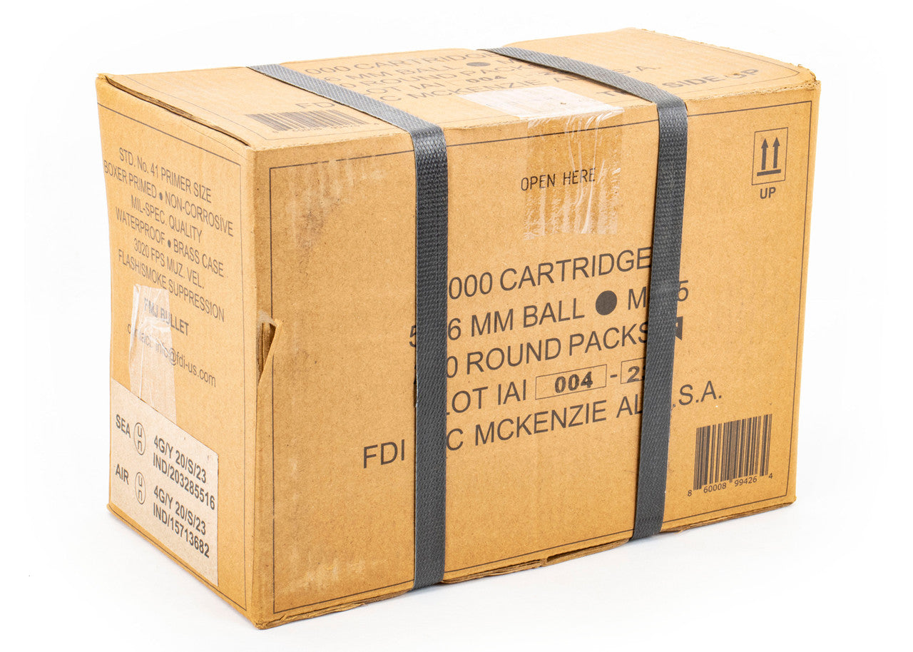 FDI M855 5.56 FMJ 62 GR Green Tip 200Rd Battle Pack – Centerfire