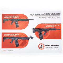 Sierra Defense 12 Gauge 20Rd Drum - Black
