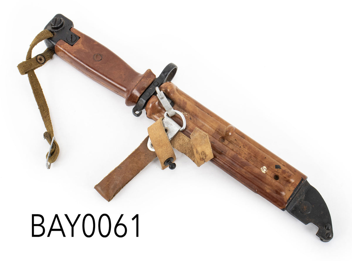 Russian Tula 6x4 AKM Type 2 Bayonet Matching w/ Scabbard, Star