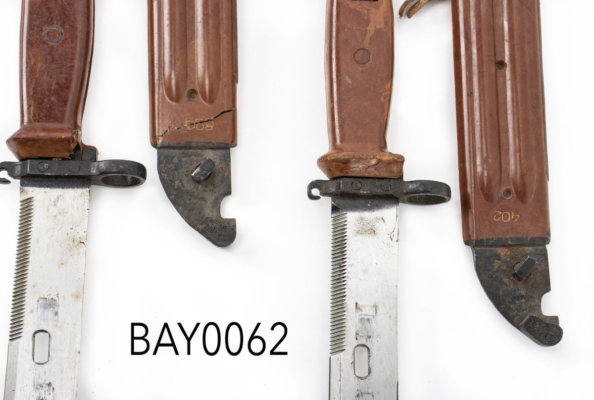 Russian Tula 6x4 AKM Type 2 Bayonet Matching w/ Scabbard, Star