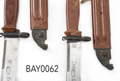 Russian Tula 6x4 AKM Type 2 Bayonet Matching w/ Scabbard, Star