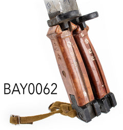 Russian Tula 6x4 AKM Type 2 Bayonet Matching w/ Scabbard, Star