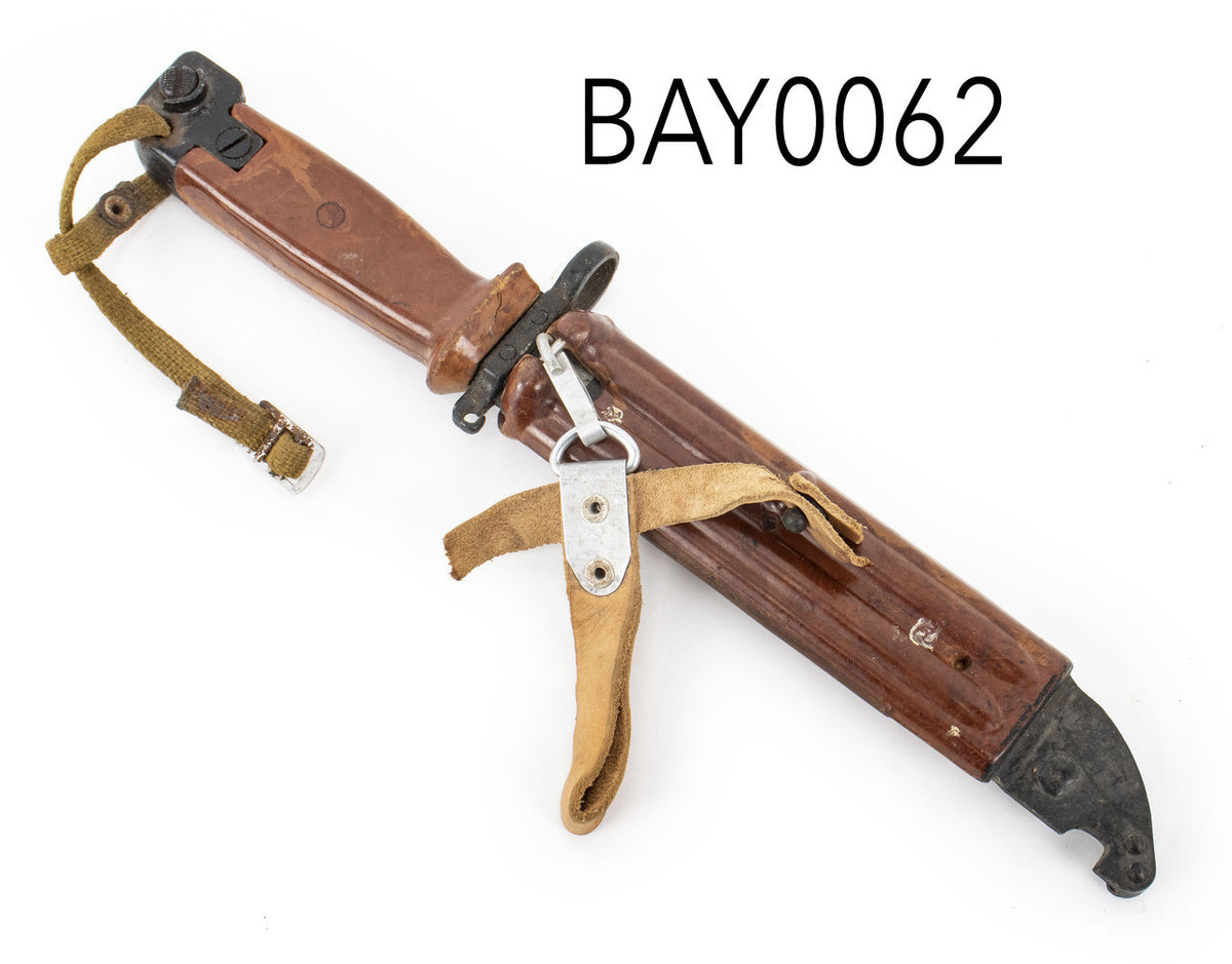 Russian Tula 6x4 AKM Type 2 Bayonet Matching w/ Scabbard, Star