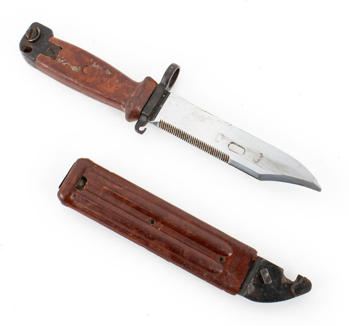 Russian 6x4 AKM Type 2 Bayonet Non-Matching w/ Scabbard