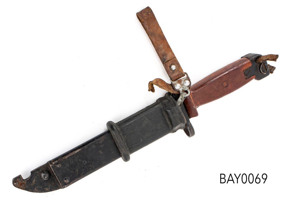 Polish 6H4 AKM Type 2 Bayonet Matching w/ Scabbard