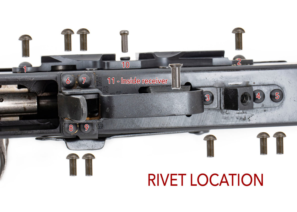 M77 Trigger/Feed Ramp/Side Rail Rivet Set