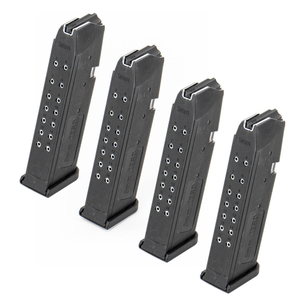IMG Glock 17,19, & 26 17rd Magazine - 4 Pack