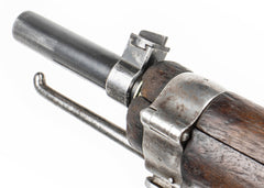 Swiss 1896/11 7.5x55mm Straight Pull Rifle 30.75" Barrel -  Good Surplus Condition - C&R Eligible - Matching Serial Numbers:  Cracked