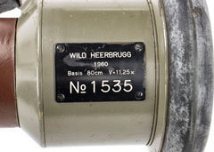 Swiss Wild Heerbrugg TM2 Artillery Rangefinder w/ Tripod