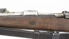 German Kar98k M937B 8mm WWII (Portuguese Crest) Mauser - Serial # Matches 8/10. Includes an original Bayonet and Sheath.