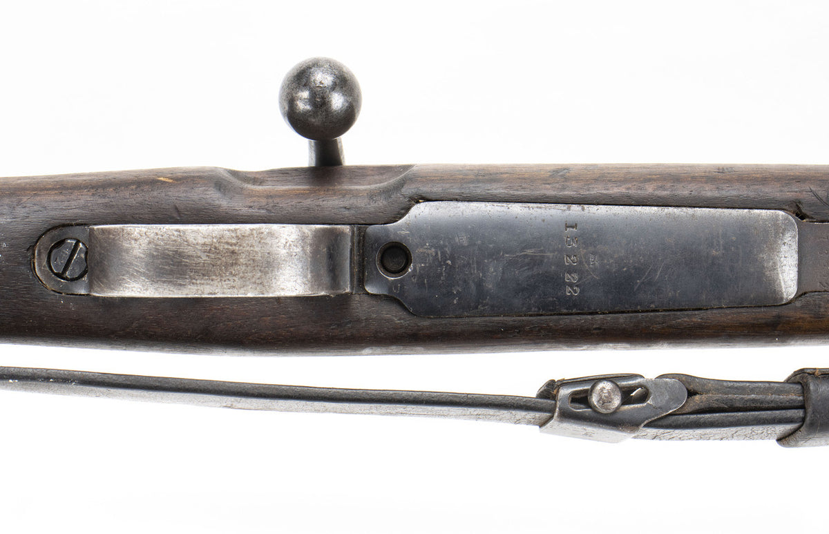 German Kar98k M937B 8mm WWII (Portuguese Crest) Mauser - Serial # Matches 8/10. Includes an original Bayonet and Sheath.