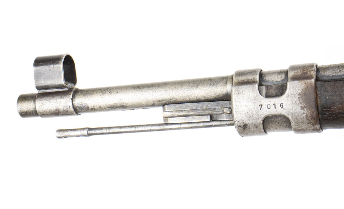 German Kar98k M937B 8mm WWII (Portuguese Crest) Mauser - Serial # Matches 8/10. Includes an original Bayonet and Sheath.