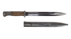 German Kar98k M937B 8mm WWII (Portuguese Crest) Mauser - Serial # Matches 8/10. Includes an original Bayonet and Sheath.