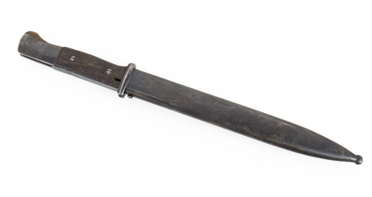 German Kar98k M937B 8mm WWII (Portuguese Crest) Mauser - Serial # Matches 8/10. Includes an original Bayonet and Sheath.