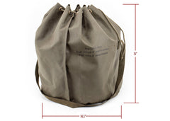 Swiss OD Surplus Duffle Bag - Waterproof Vinyl with Carry Strap