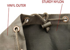 Swiss OD Surplus Duffle Bag - Waterproof Vinyl with Carry Strap