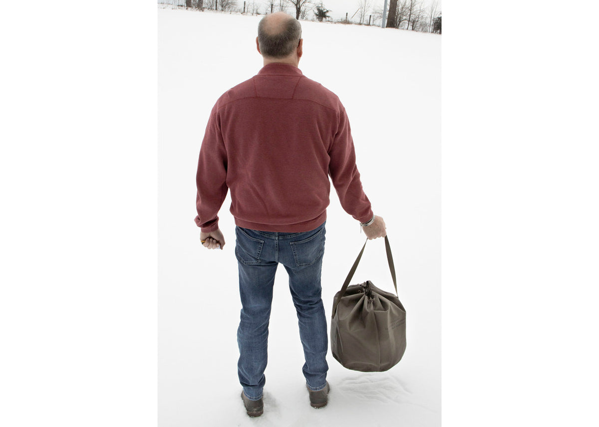 Swiss OD Surplus Duffle Bag - Waterproof Vinyl with Carry Strap