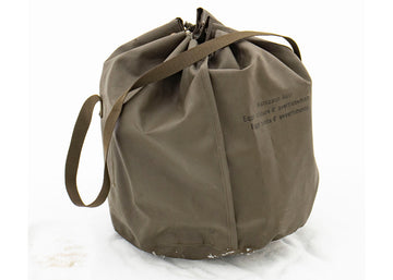 Swiss OD Surplus Duffle Bag - Waterproof Vinyl with Carry Strap