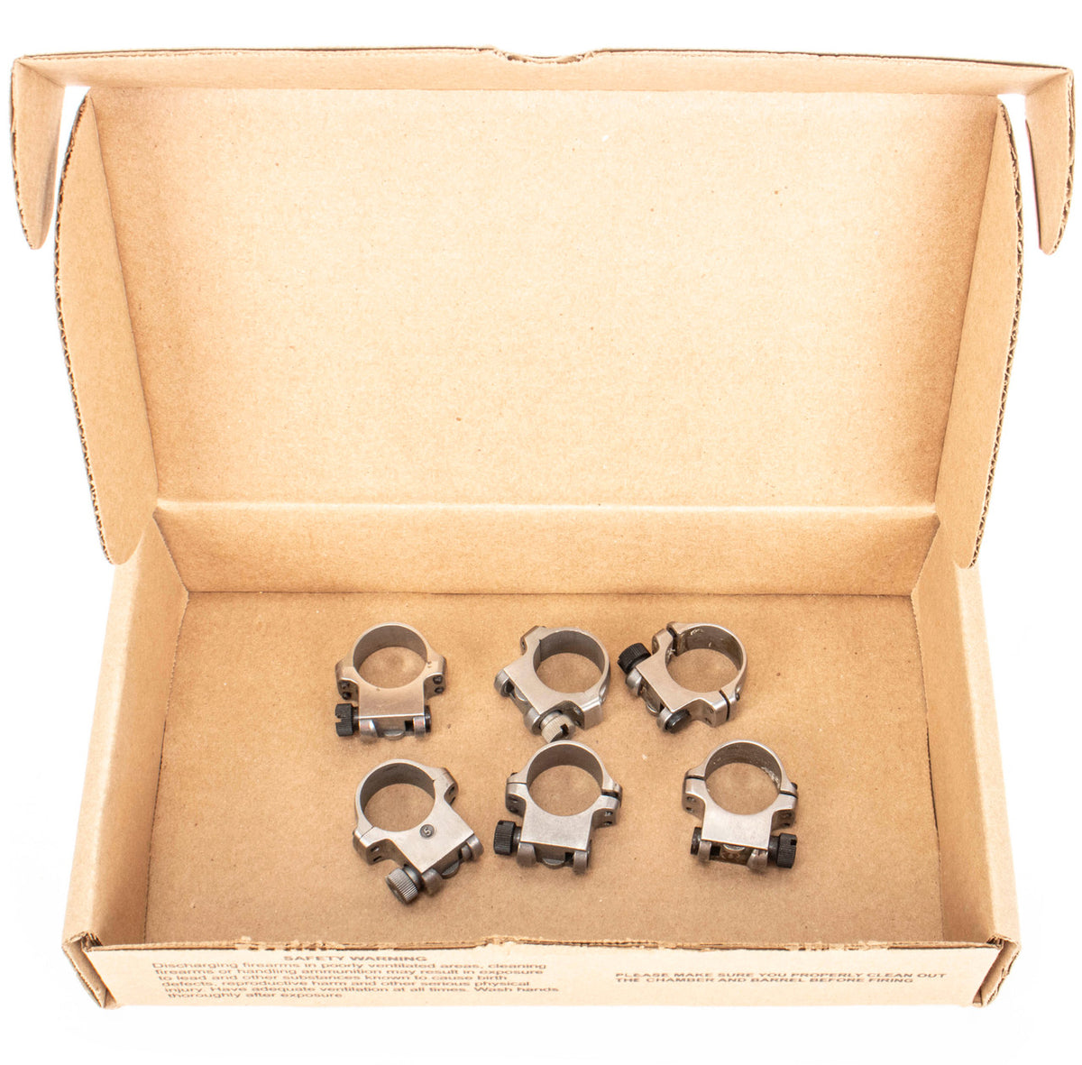 Ruger Mini 14 Stainless Rings - 3 Pairs