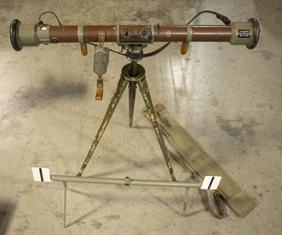Swiss Wild Heerbrugg TM2 Artillery Rangefinder w/ Tripod