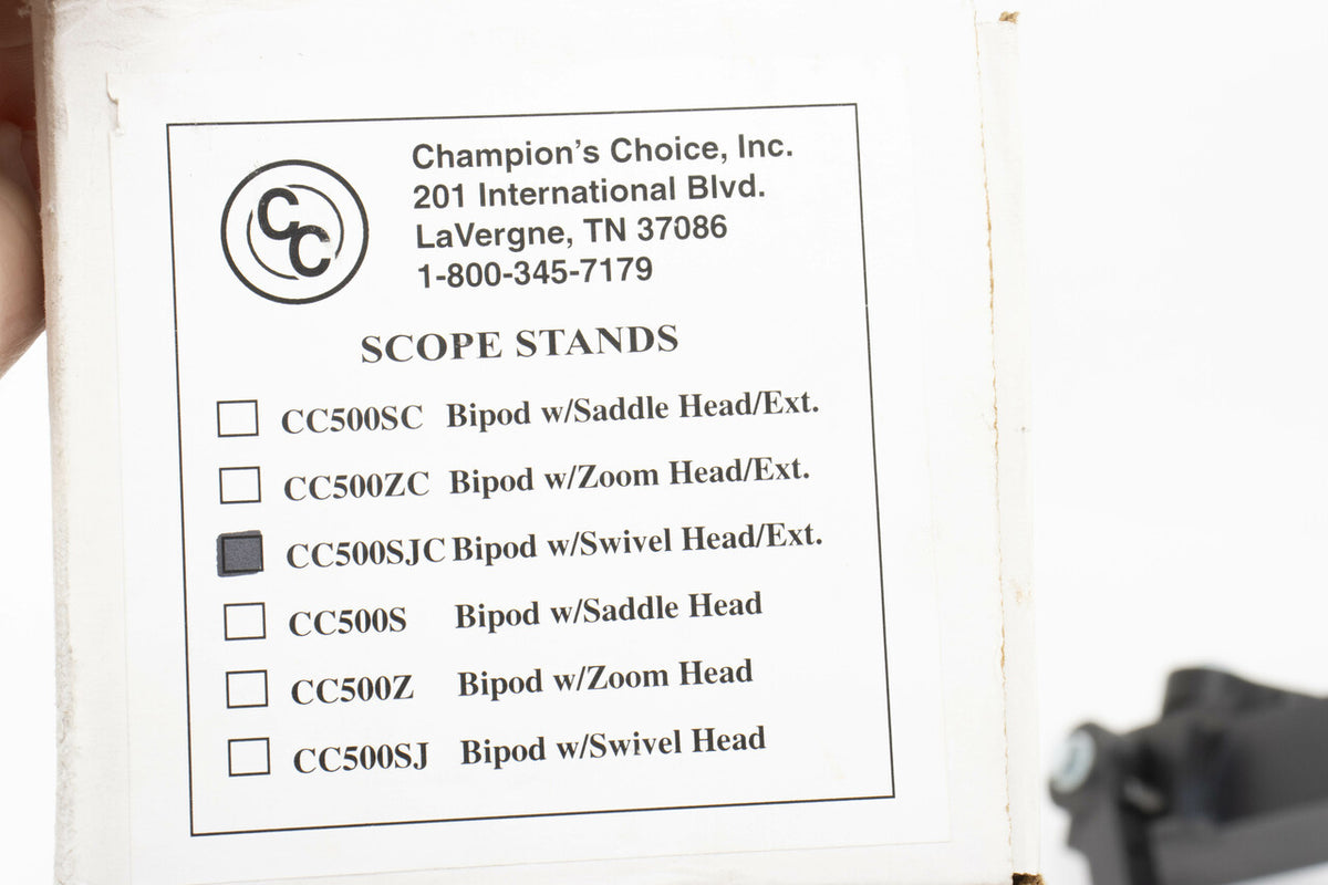 Champion's Choice Scope Bipod w/ Swivel Head