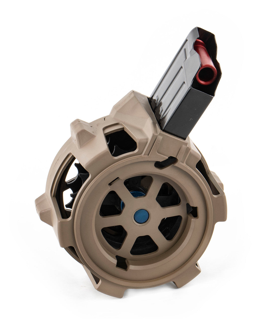 Global Defense 12 Gauge 20Rd Skeletonized AR-12 Shotgun Drum