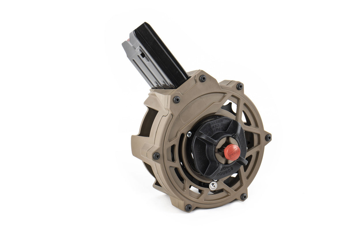 Global Defense 12 Gauge 20Rd Skeletonized AR-12 Shotgun Drum