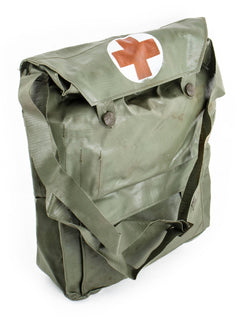 Czech OD Medical Bag with Strap Used