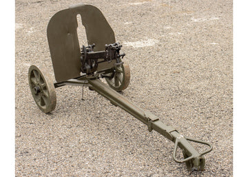 Goryunov SG-43 Wheeled Carriage Mount w/ Armor Shield