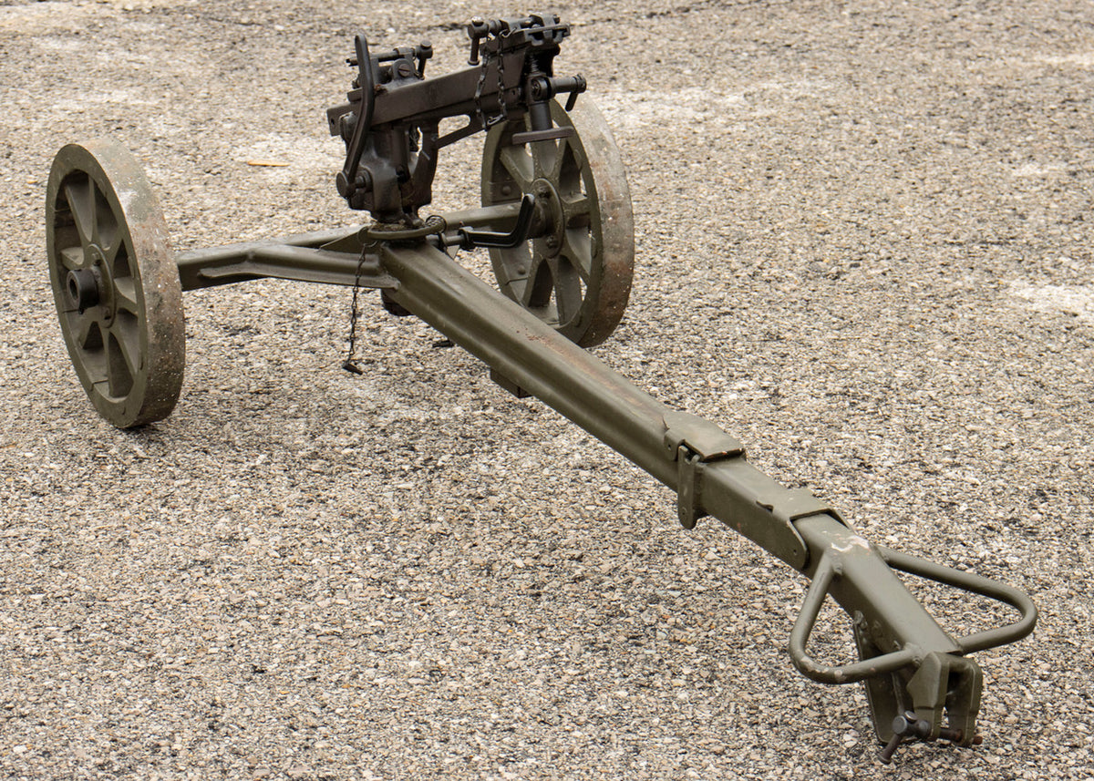 Goryunov SG-43 Wheeled Carriage Mount w/ Armor Shield