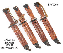 Russian Tula 6x4 AKM Type 2 Bayonet w/ Scabbard, Star on Crossguard