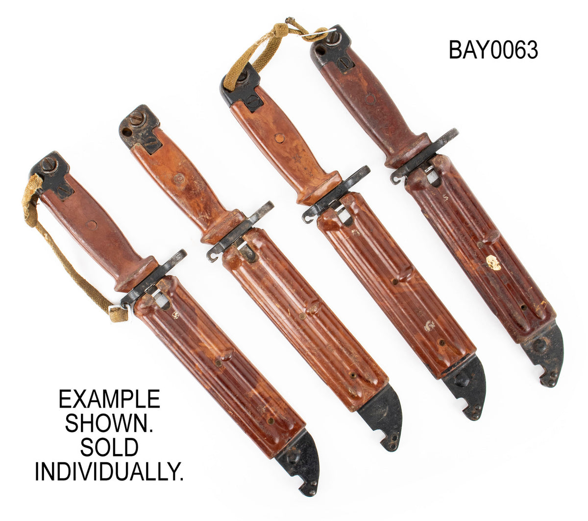 Russian Tula 6x4 AKM Type 2 Bayonet Matching w/ Scabbard, Star